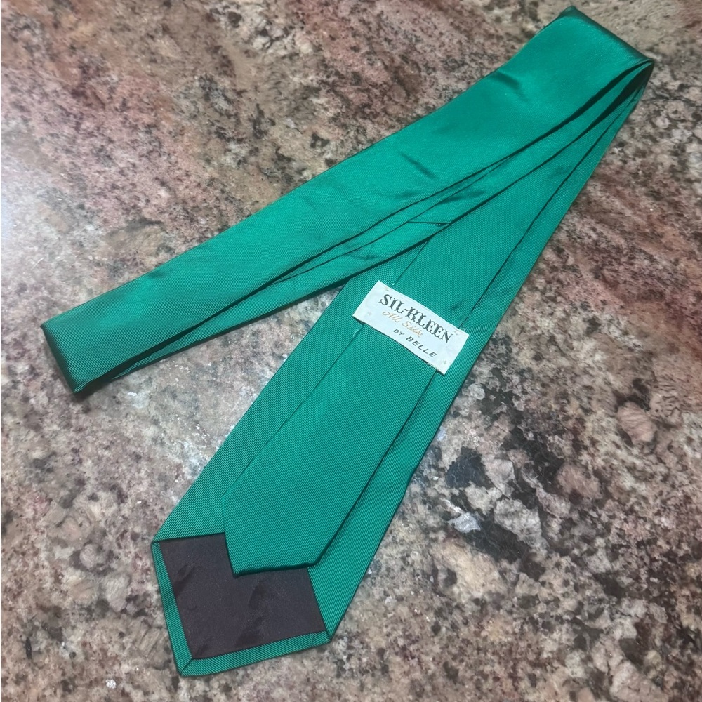 Vintage Meis Men’s Store Sil-Kleen All Silk by Belle Necktie - Picture 6 of 13